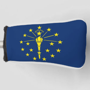 Couvre-club De Golf Couvercle de golf avec drapeau de l'Indiana, États