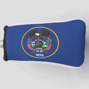 Couvre-club De Golf Couvercle de golf avec Drapeau de l'Utah, USA