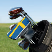 Couvre-club De Golf Couvercle de golf avec drapeau de Suède (In Situ)