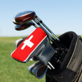 Couvre-club De Golf Couvercle de golf avec Drapeau de Suisse (In Situ)