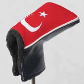Couvre-club De Golf Couvercle de golf avec Drapeau de Turquie (Devant 3/4)