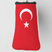 Couvre-club De Golf Couvercle de golf avec Drapeau de Turquie (Tourné à 90°)