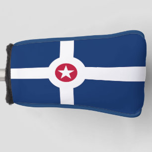 Couvre-club De Golf Couvercle de golf avec Drapeau d'Indianapolis, USA