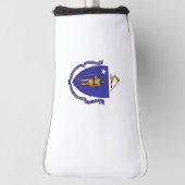 Couvre-club De Golf Couvercle de golf avec drapeau du Massachusetts, É (Tourné à 90°)