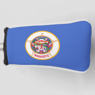 Couvre-club De Golf Couvercle de golf avec Drapeau du Minnesota, USA