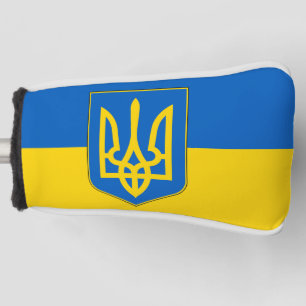 Couvre-club De Golf Couvercle de golf avec drapeau d'Ukraine
