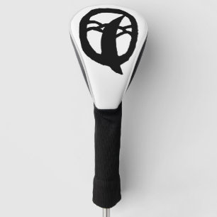 Couvre-club De Golf Couvercle de tête de conducteur de lune foncée