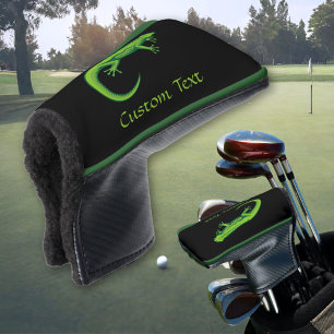 Couvre-club De Golf Couvercle de tête de golf Green Lizard