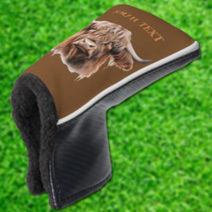 Couvre-club De Golf Couvercle de tête de golf Rustique HIGHLANDER