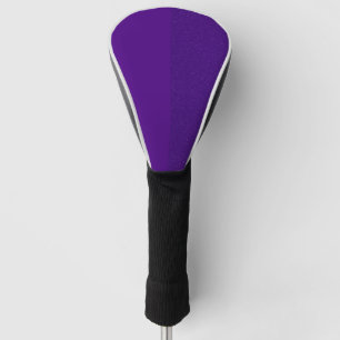 Couvre-club De Golf Couvercle de tête de golf violet à texture fractio