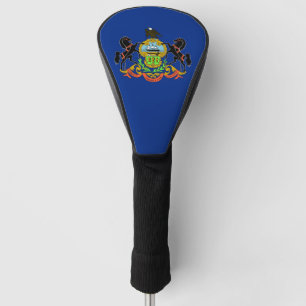 Couvre-club De Golf Couverture de conducteur de golf avec Drapeau de P