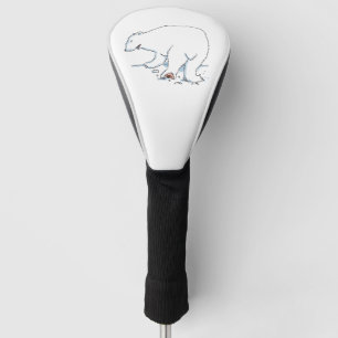 Couvre-club De Golf Couverture de conducteur de golf Polar Bear