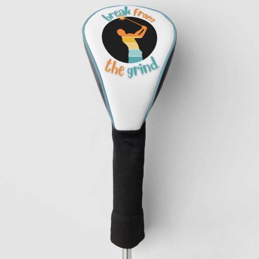 Couvre-club De Golf Couverture de Driver Golf Swing 2 (Devant)