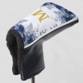 Couvre-club De Golf Couverture de golf personnalisée BLUE ROSE (Devant 3/4)