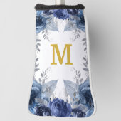 Couvre-club De Golf Couverture de golf personnalisée BLUE ROSE (Tourné à 90°)