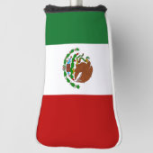 Couvre-club De Golf Couverture de la tête de golf avec drapeau mexicai (Tourné à 90°)