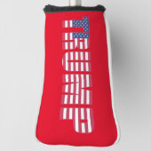 COUVRE-CLUB DE GOLF COUVERTURE DE LA TÊTE DE GOLF DE DONALD TRUMP (Tourné à 90°)