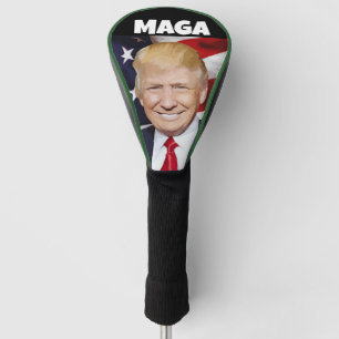 COUVRE-CLUB DE GOLF COUVERTURE DE LA TÊTE DE GOLF DE DONALD TRUMP MAGA