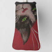 Couvre-club De Golf couverture de la tête de golf de tuxedo cat (Tourné à 90°)