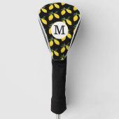 Couvre-club De Golf Couverture de la tête de golf Lemon Monogram (Devant)