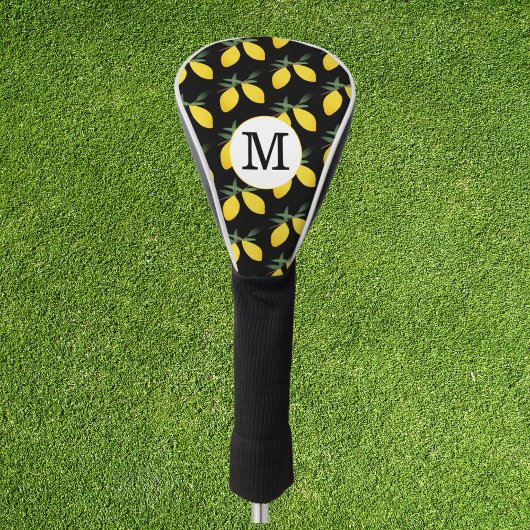 Couvre-club De Golf Couverture de la tête de golf Lemon Monogram