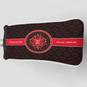 Couvre-club De Golf Couverture de la tête de golf Monogramme Canada