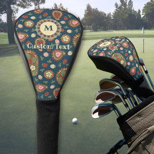 Couvre-club De Golf Couverture de la tête de Motif de golf de Strawber