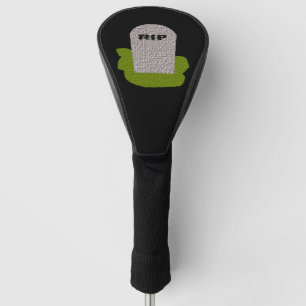 Couvre-club De Golf Couverture de pilote de golf RIP Tombstone