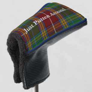 Couvre-club De Golf Couverture de putter de plaid de tartan de Baxter