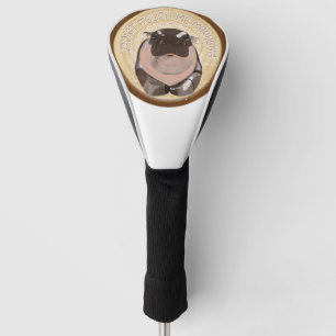 Couvre-club De Golf Couverture de tête de golf design "Moo Deng"