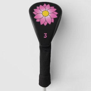 Couvre-club De Golf Couverture de tête rose