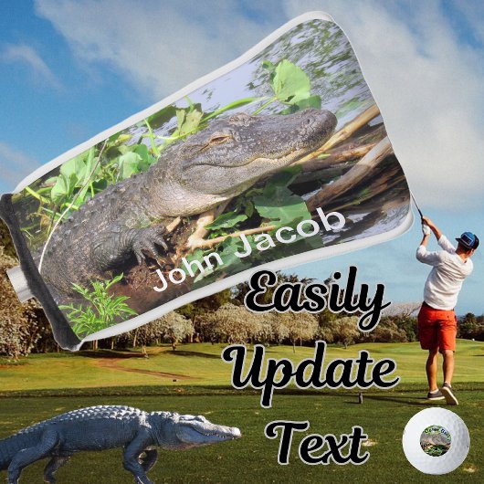 Couvre-club De Golf Couverture du club de golf Alligator Putter