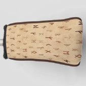 Couvre-club De Golf Couverture du club de golf Runes (Devant)