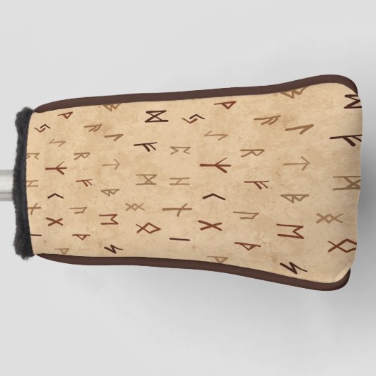 Couvre-club De Golf Couverture du club de golf Runes (Devant)