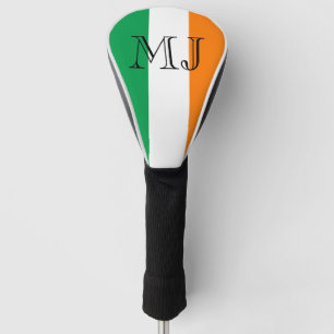 Couvre-club De Golf Couverture irlandaise de conducteur de monogramme
