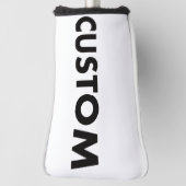 Couvre-club De Golf Couverture personnalisée de la tête du club de gol (Tourné à 90°)