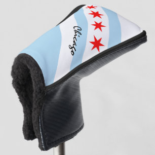 Couvre-club De Golf Couvertures de clubs de golf Illinois & drapeau de