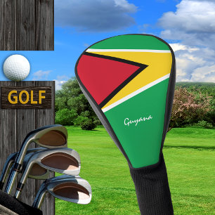 Couvre-club De Golf Couvre-clubs de golf Guyana & Drapeau de la Guyane