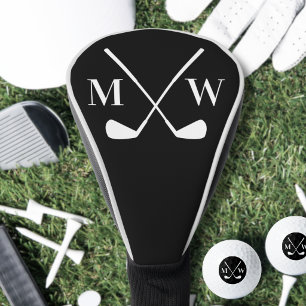 Couvre-club De Golf Couvre-clubs personnalisés avec monogramme initial