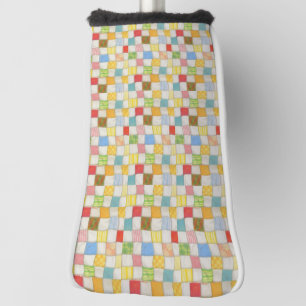 Couvre-club De Golf Couvre-navette de golf CRAZY QUILT