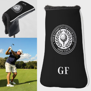Couvre-club De Golf Couvre-putter monogrammé à couronne de laurier noi