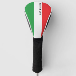 Couvre-club De Golf Couvre-tête de golf personnalisé Drapeau Italien S