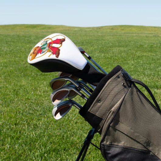 Couvre-club De Golf Cowboy Retro Boy Child Cute Western (In Situ)