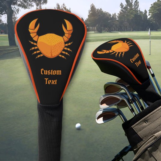 Couvre-club De Golf Crab orange
