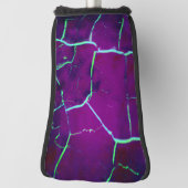 Couvre-club De Golf Cracké -Profond pourpre (Tourné à 90°)