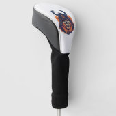 Couvre-club De Golf Crâne de samouraï Oni (Incliné)