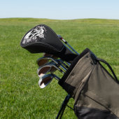 Couvre-club De Golf Crâne floral (In Situ)