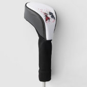 Couvre-club De Golf Crâne Samurai Duel (Incliné)