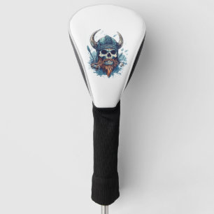 Couvre-club De Golf Crâne Viking Berserker
