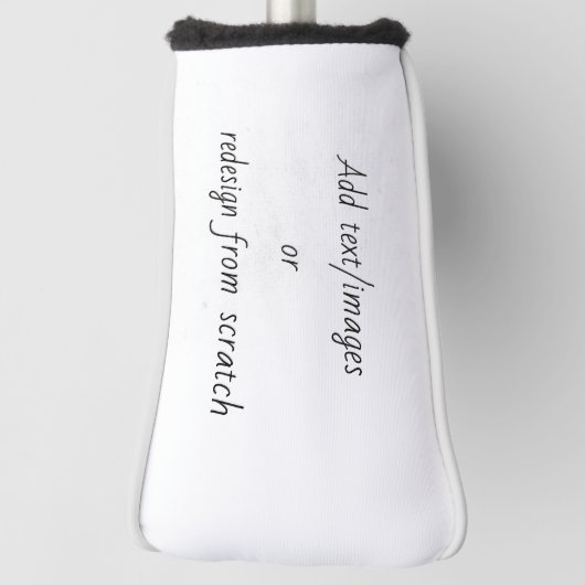 Couvre-club De Golf Create Your Own (Tourné à 90°)